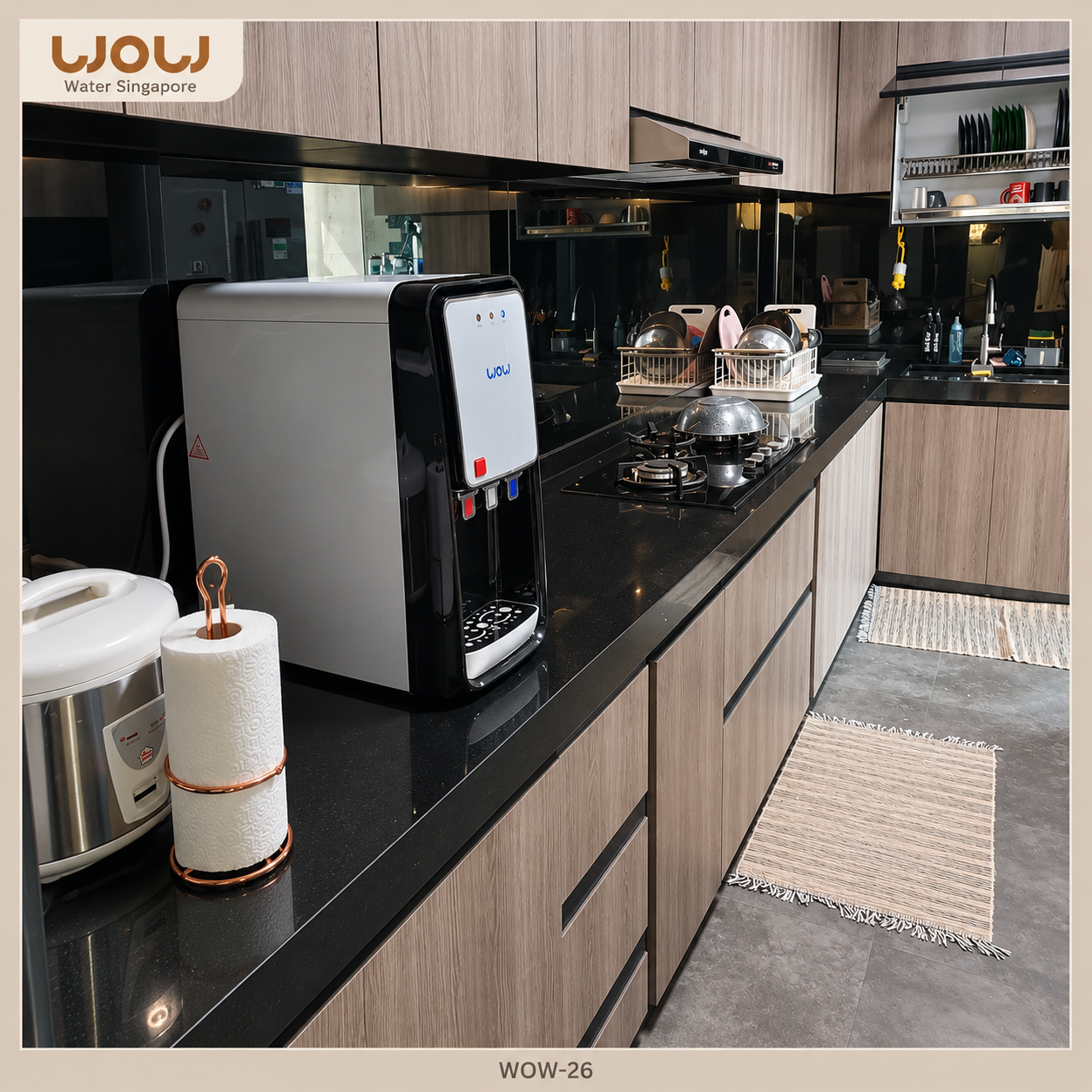 WOW-26 Black water dispenser installation 1