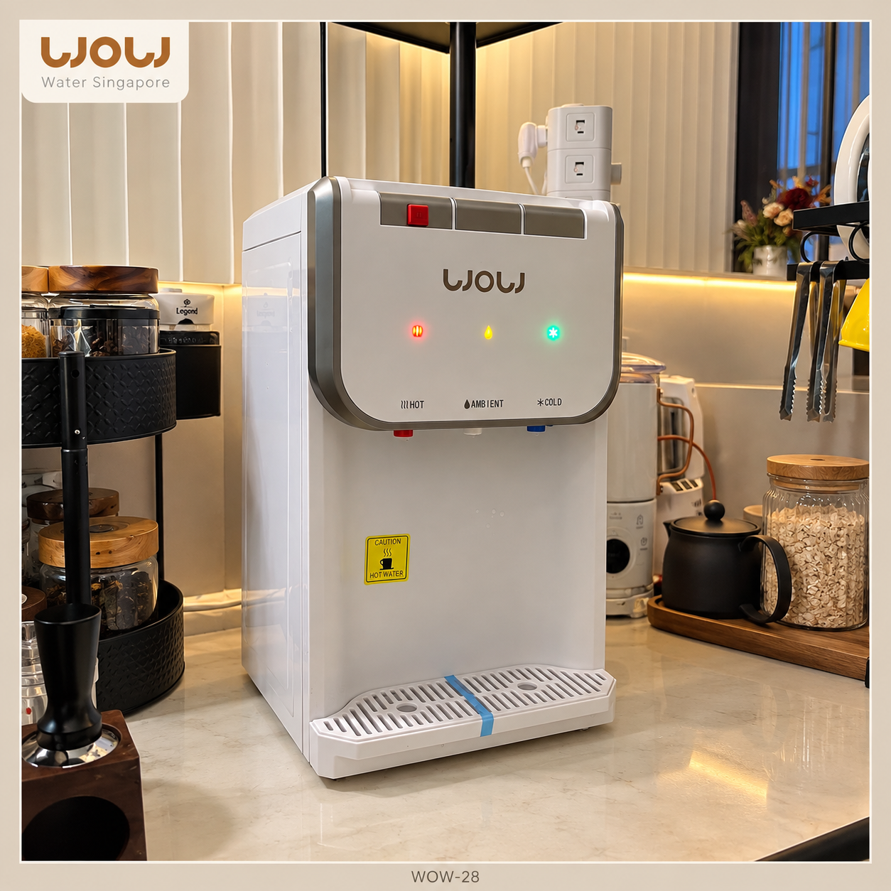 WOW-28 Grey-White water dispenser installation 8
